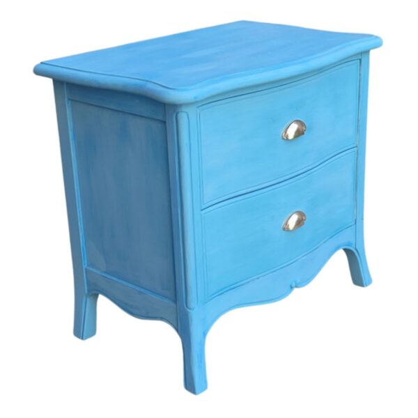 Bedside Table In Topaz Blue (3)